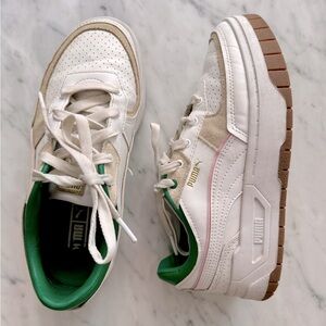 Puma Women's Cali Dream Preppy Sneakers in Puma White-Vine-Pearl Pink